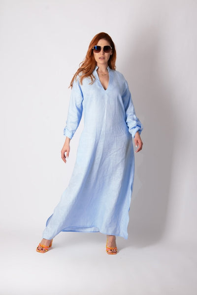 Linen Long Dress ENAS - EUG Fashion EugFashion 