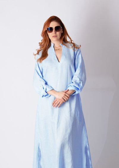 Linen Long Dress ENAS - EUG Fashion EugFashion 