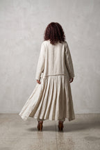 linen vest sonam - eug fashion