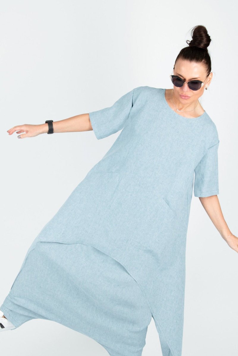 Linen Long Tunic LAUREN - EUG Fashion