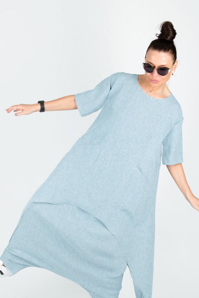 Linen Long Tunic LAUREN - EUG Fashion EugFashion 