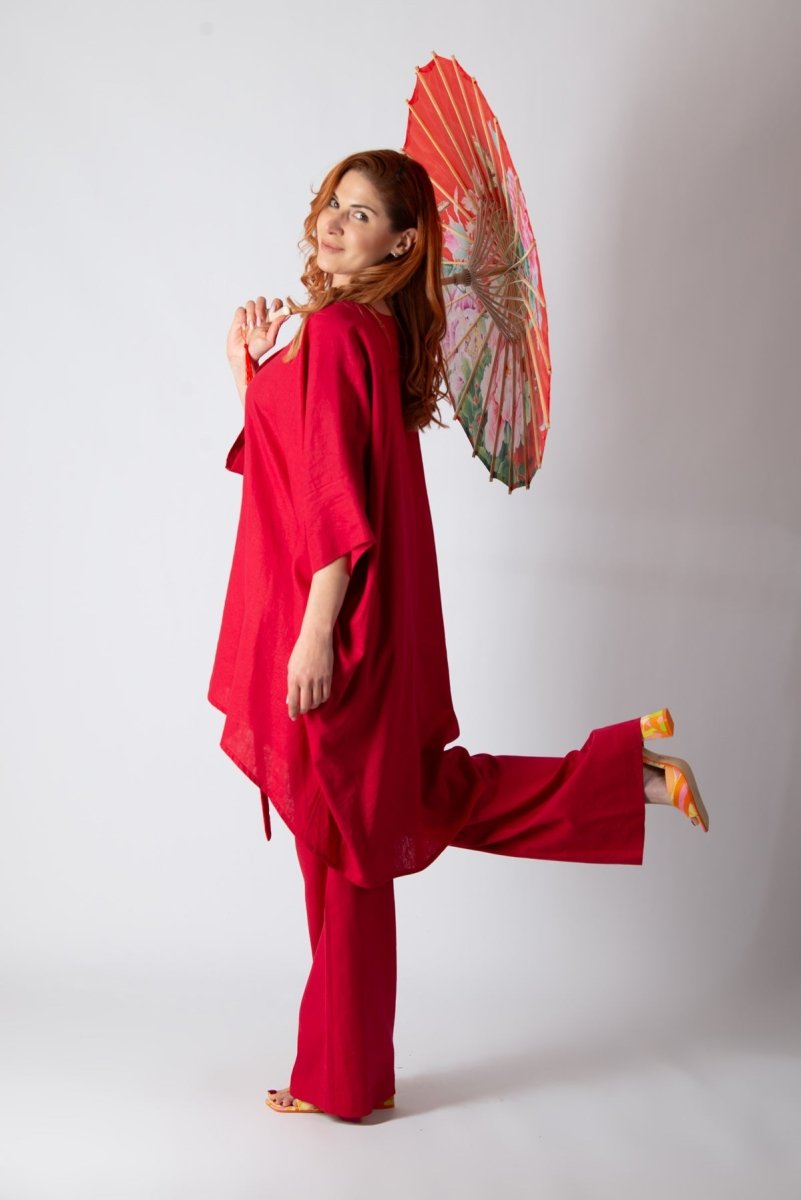 Linen loose top DOROTHY - EUG Fashion