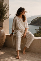 linen natural set - EUG fashion #natural