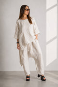 Two-Piece Linen Outfit - Alexa