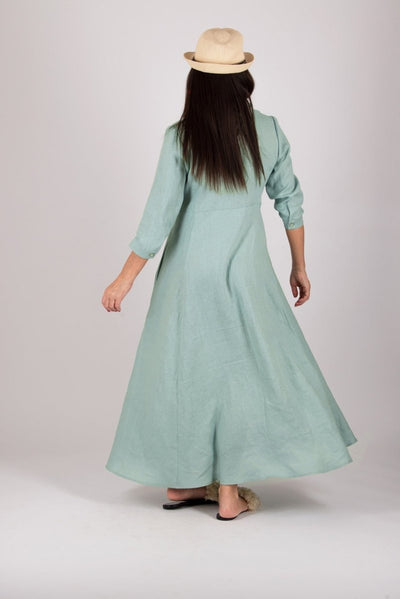 Linen Shirt Dress MIRA - EUG Fashion EugFashion 