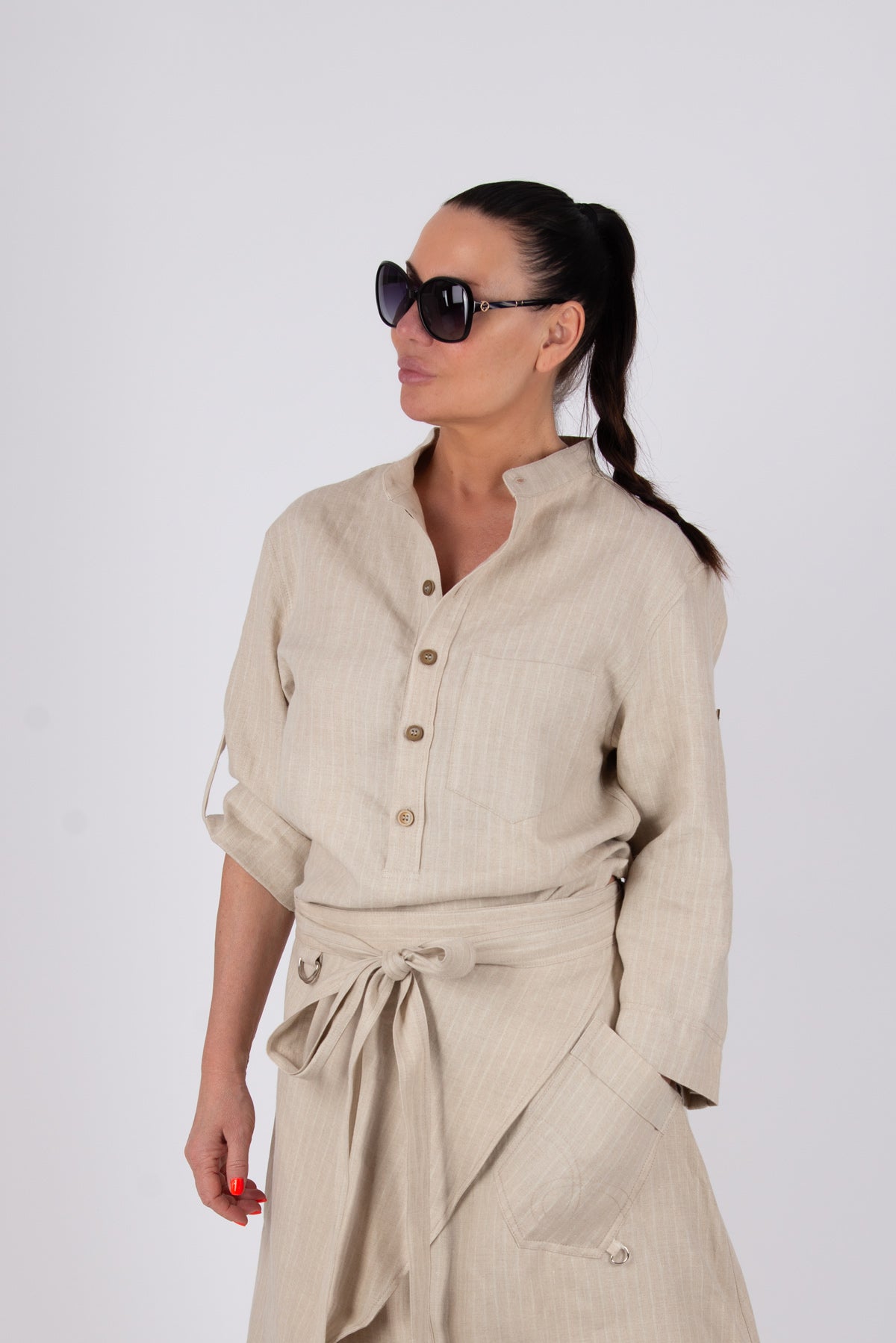 Loose Linen Shirt LESY EugFashion 