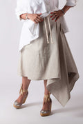 natural Linen skirt - EUG fashion