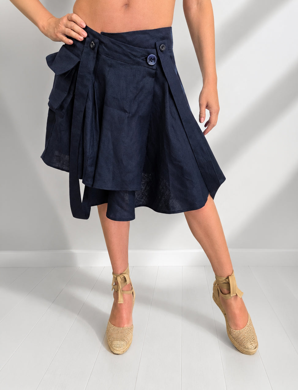 Linen Skirt - Zefira S