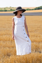 Linen Summer Dress PRIMA - EUG Fashion