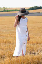 Linen Summer Dress PRIMA - EUG Fashion