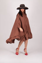 Linen summer Dress VANESA - EUG Fashion