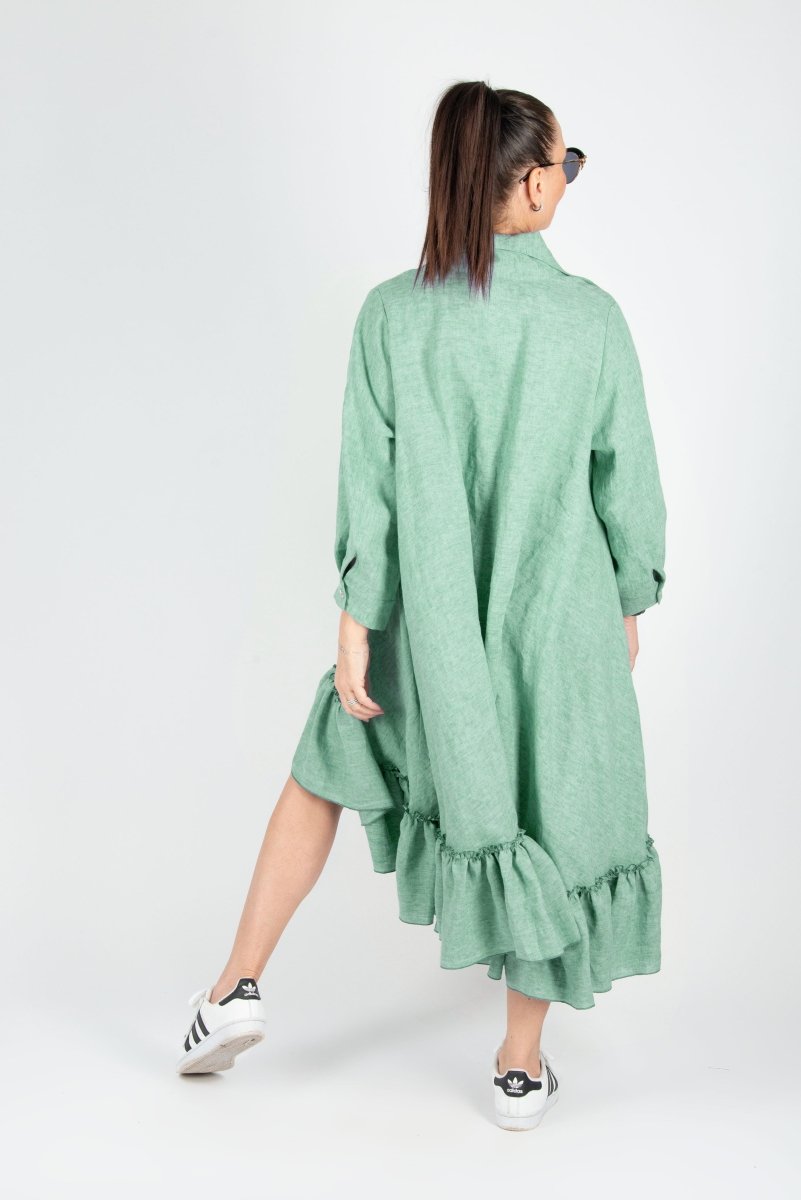Linen summer Dress VANESA - EUG Fashion