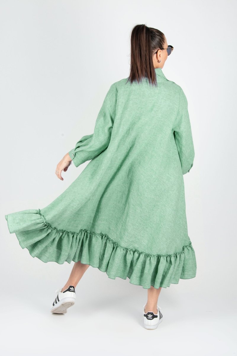 Linen summer Dress VANESA - EUG Fashion