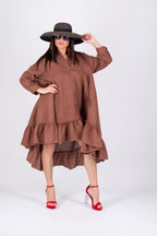 Linen summer Dress VANESA - EUG Fashion
