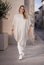 linen-top-for-woman-pluse-size #natural