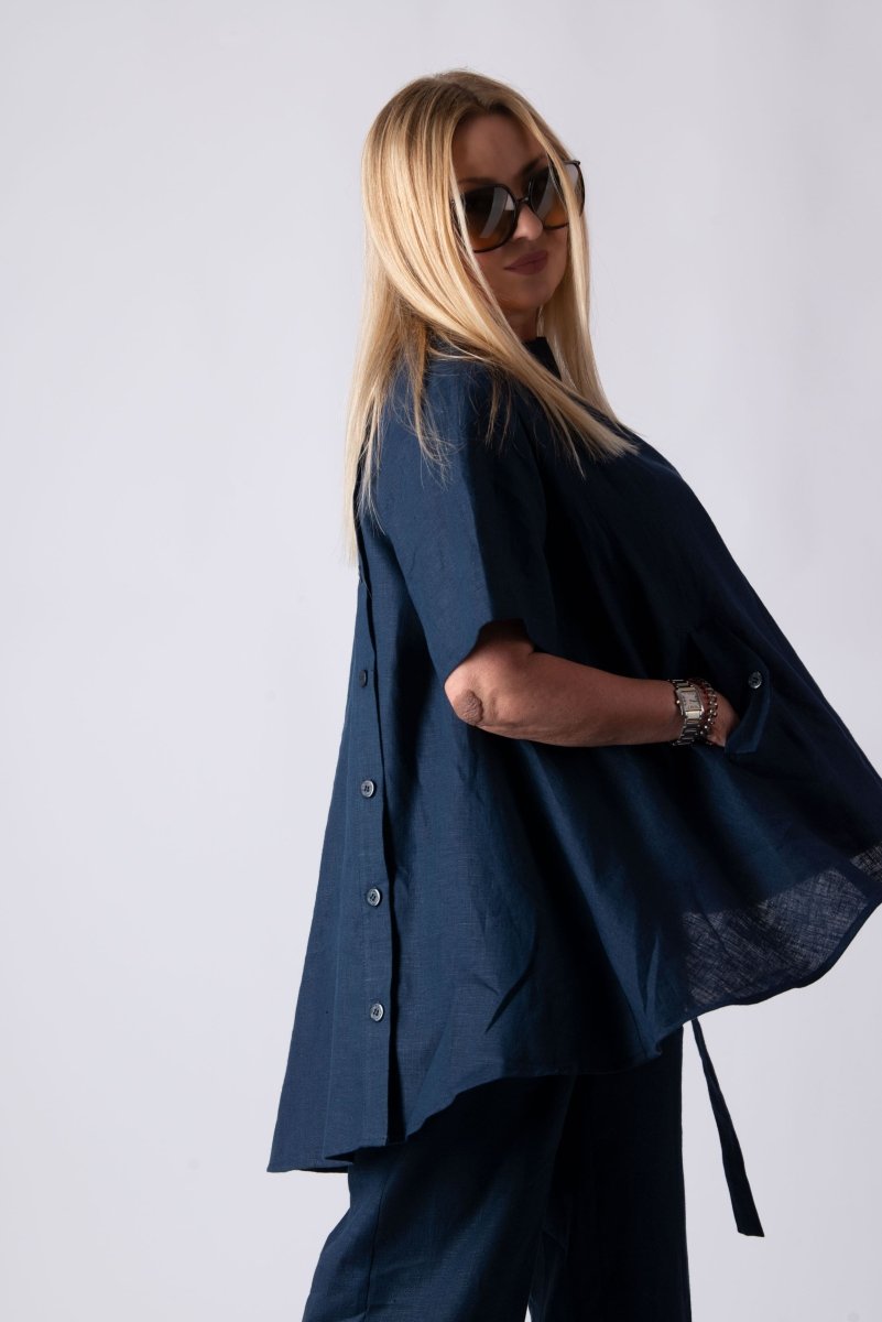 LINEN TOP NIKITI - EUG Fashion