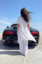 white linen top caroline