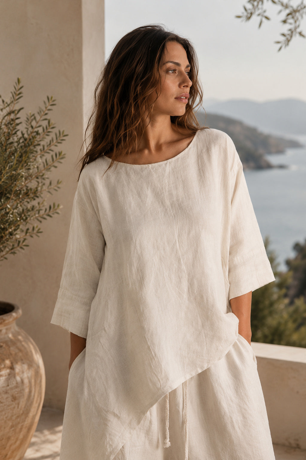 linen natural set - EUG fashion #natural
