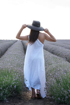 white-linen-dress-for-summer #white