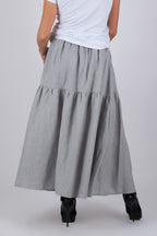 Linen Flounces Skirt - EUGF