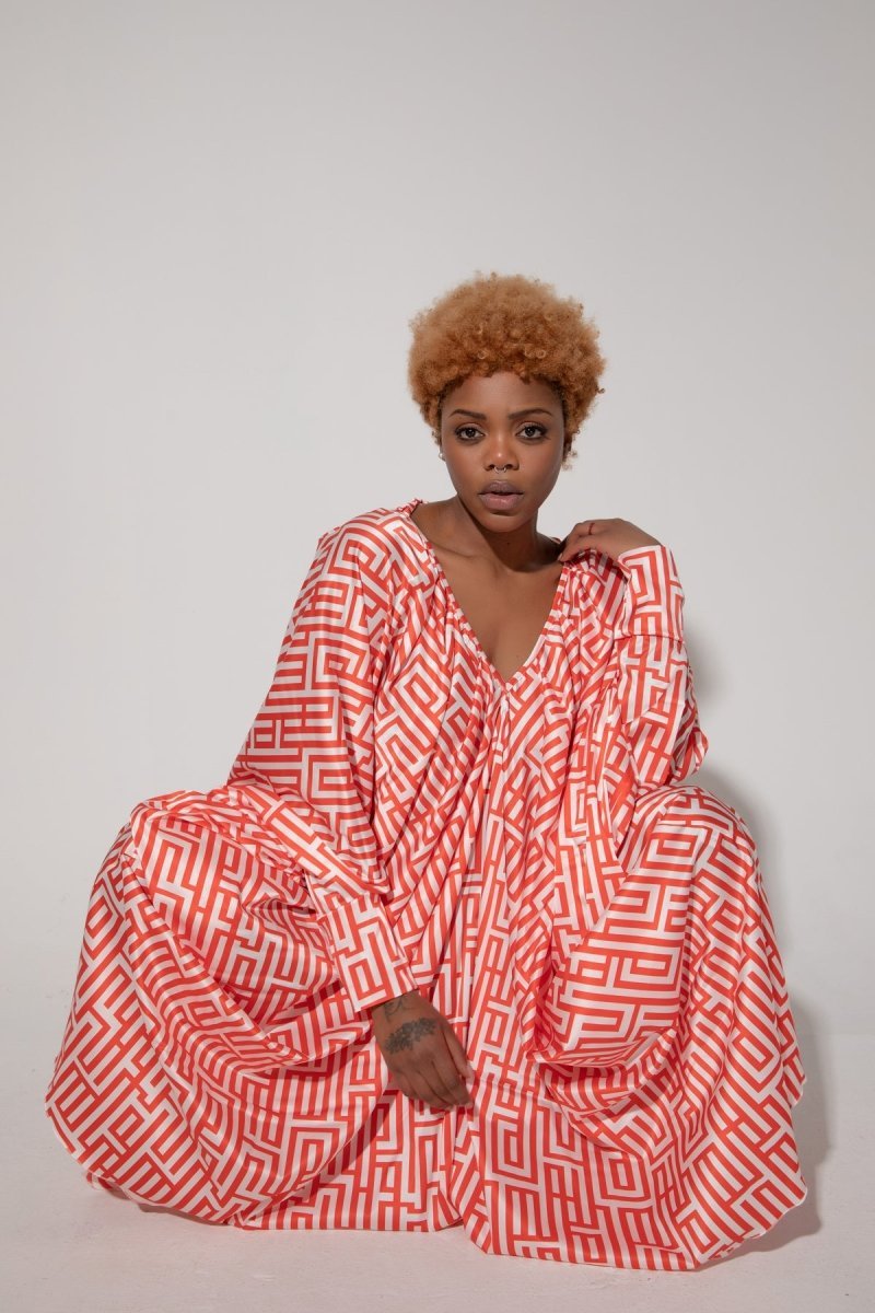 Long Chiffon Summer Kaftan PREA - EUG Fashion