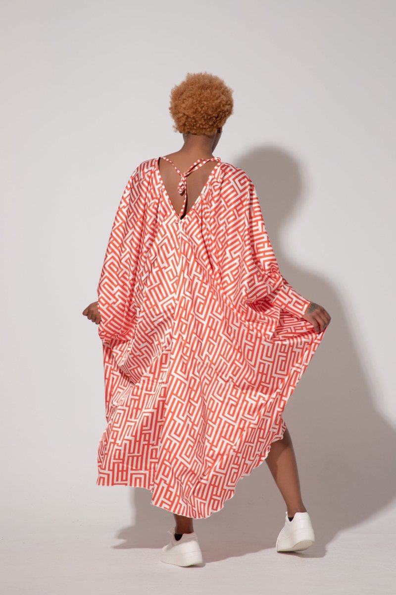 Long Chiffon Summer Kaftan PREA - EUG FASHION