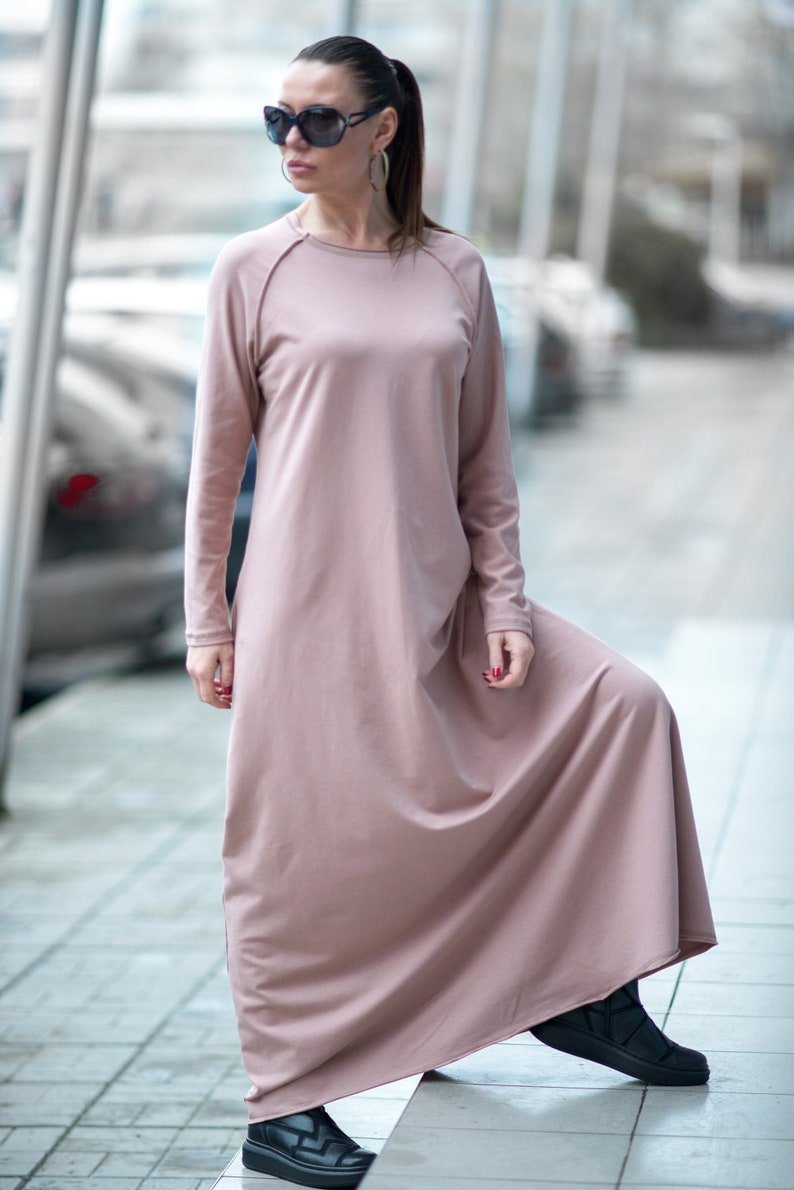 Long Cotton Dress BARBARA - EUG Fashion EugFashion 