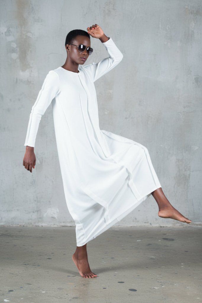 Long Cotton dress BENITA - EUG Fashion