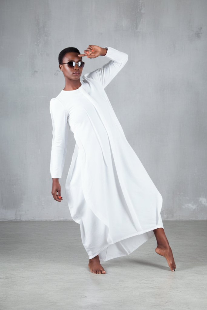 Long Cotton dress BENITA - EUG Fashion EugFashion 