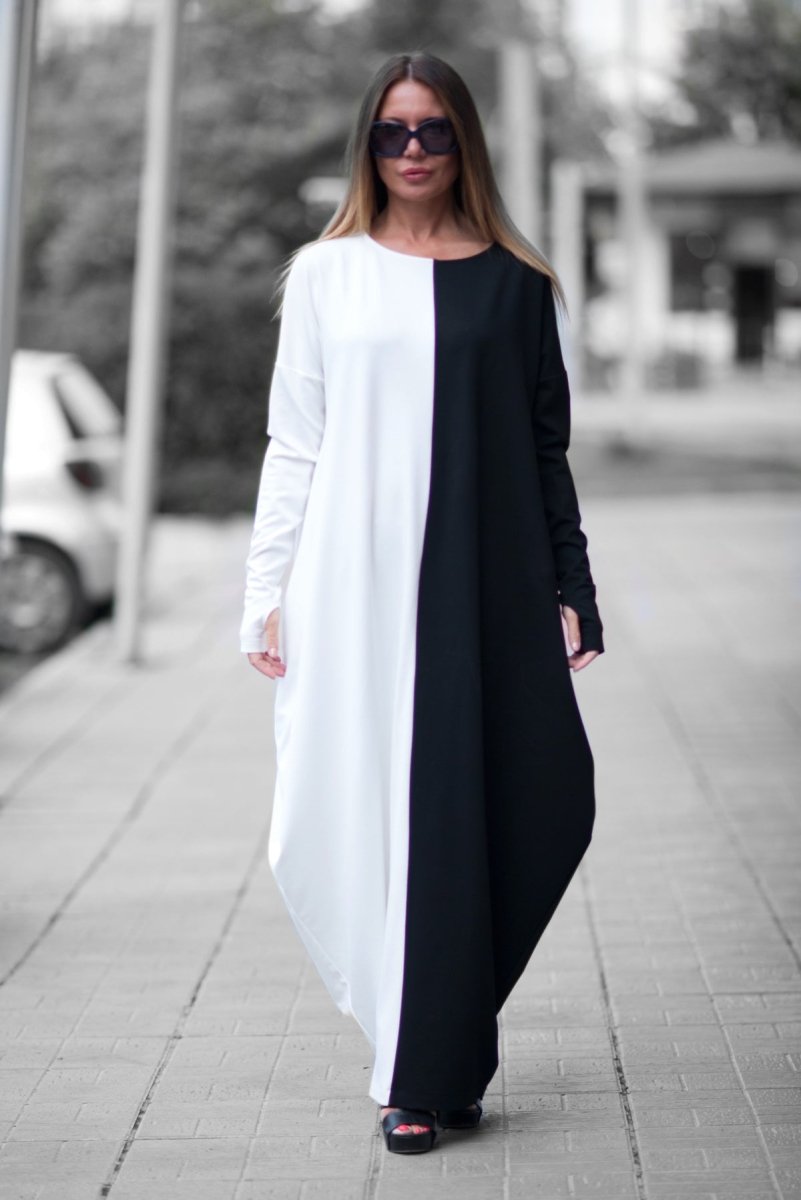 Long Cotton Dress WENDY BF - EUG Fashion