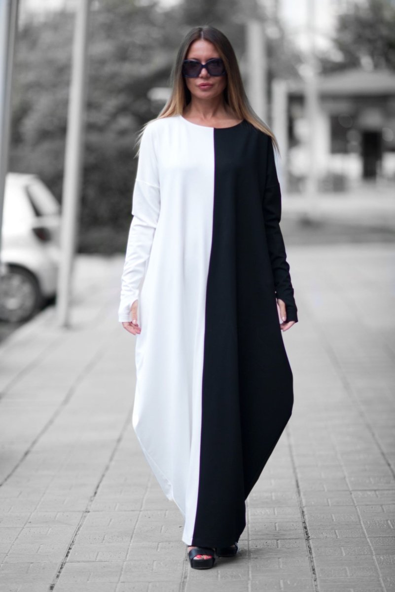 Long Cotton Dress WENDY BF - EUG FASHION EugFashion 