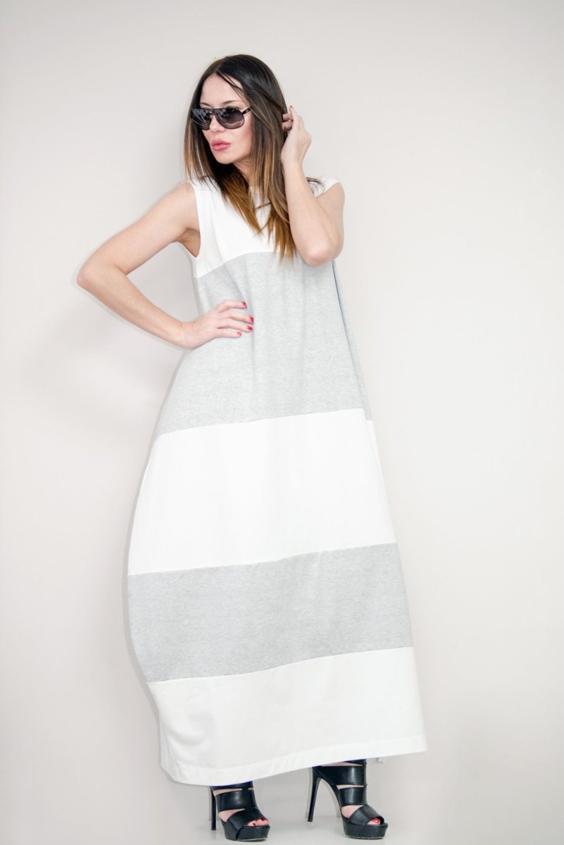 Long Dress with 2 sides pockets KORA - EUG Fashion EugFashion 