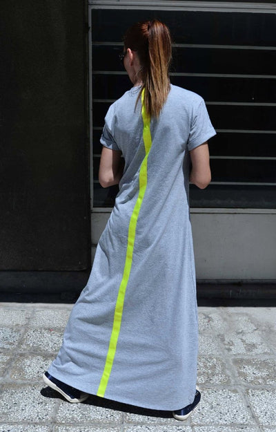 Long Dress With Back Stripe AMIRA - EUG Fashion EugFashion 