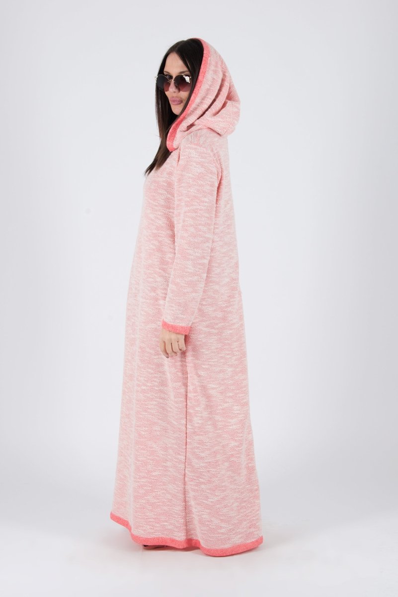 Long Hooded Dress LINDA SALE - EUG Fashion