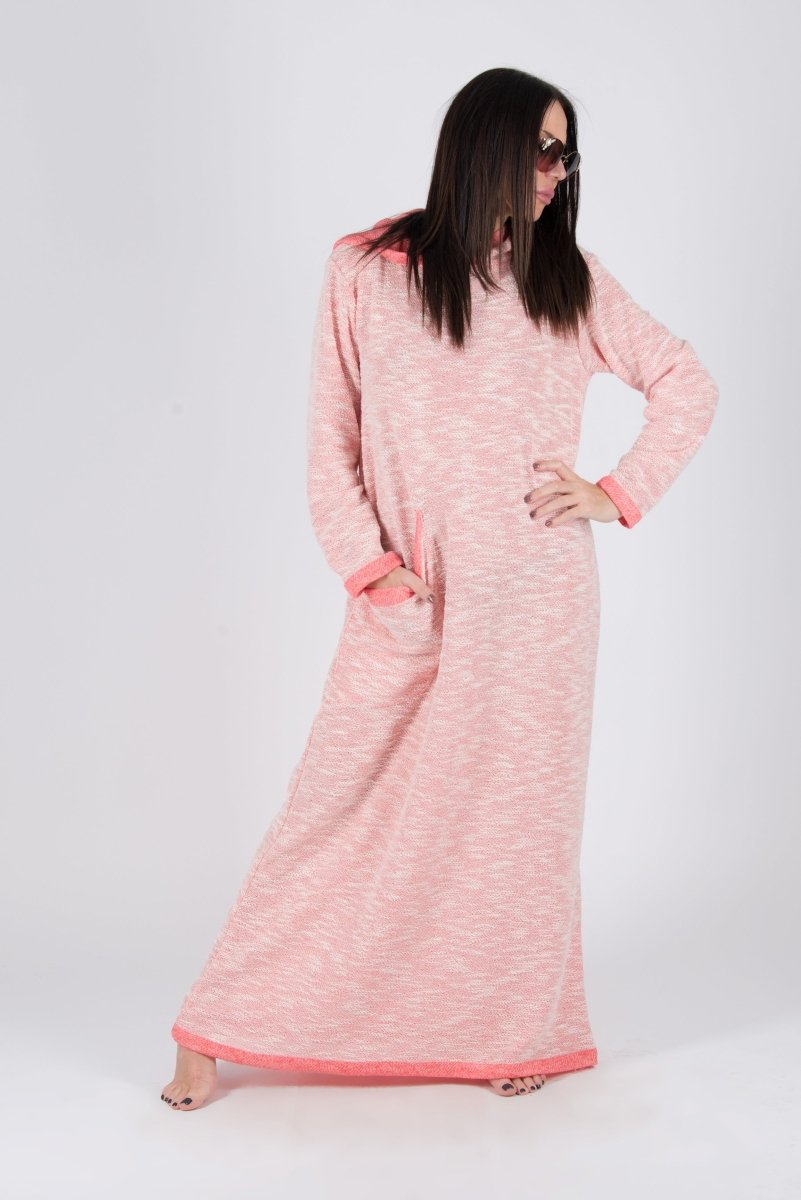 Long Hooded Dress LINDA SALE - EUG Fashion