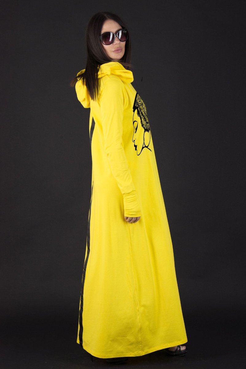 Long Hooded Dress REMY - EUG Fashion