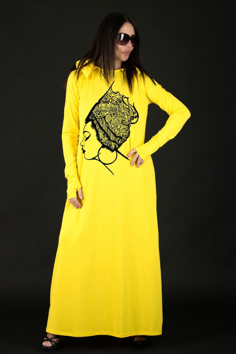 Long Hooded Dress REMY - EUG Fashion