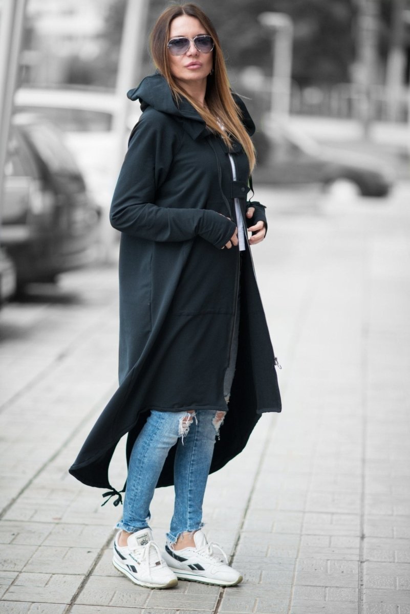 Long Hooded Sweatshirt MADISON - EUG Fashion