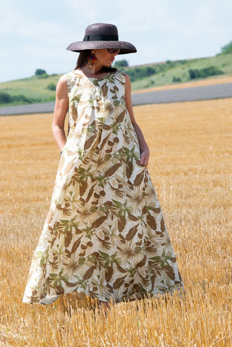 Long Linen Dress DARA - EUG Fashion