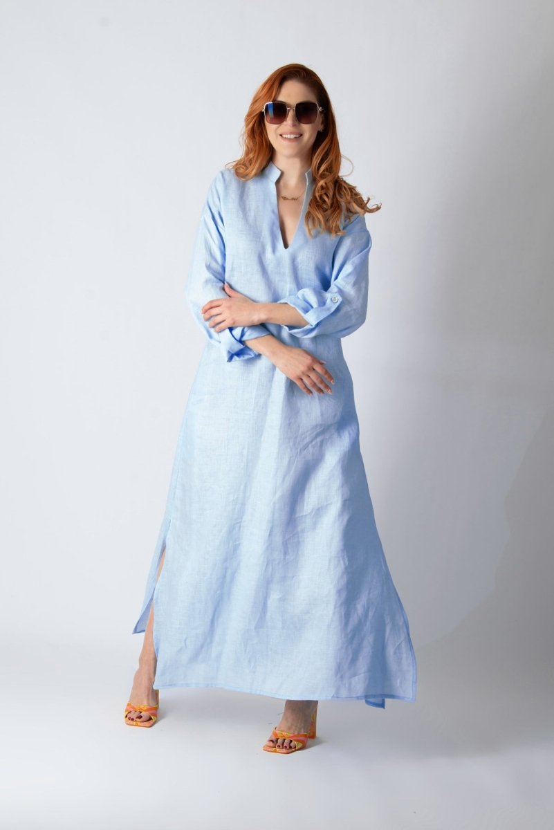 Long linen dress ENAS - EUG Fashion EugFashion 