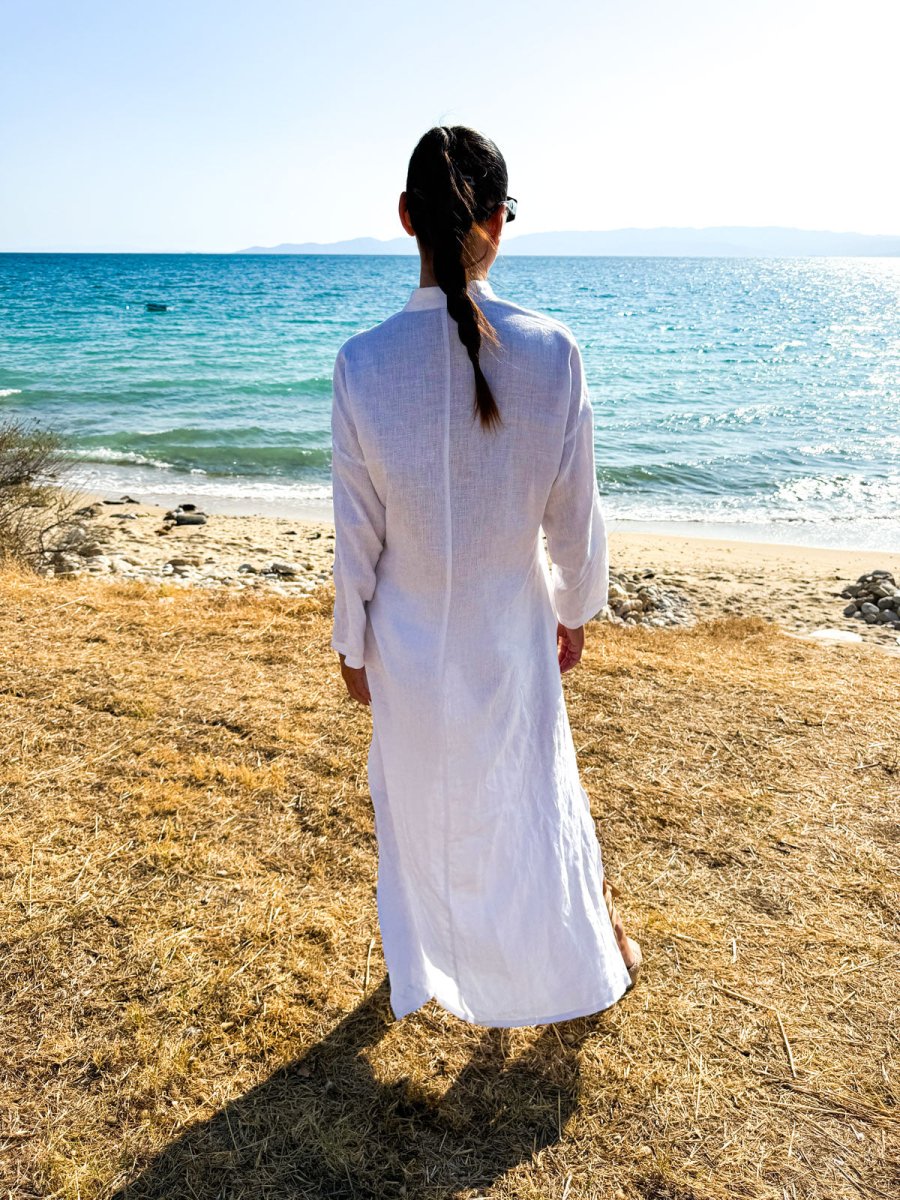 Long linen dress ENAS - EUG Fashion EugFashion 