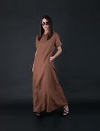 Long Linen summer Dress RENEE - EUG Fashion