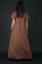 Long Linen summer Dress RENEE - EUG Fashion