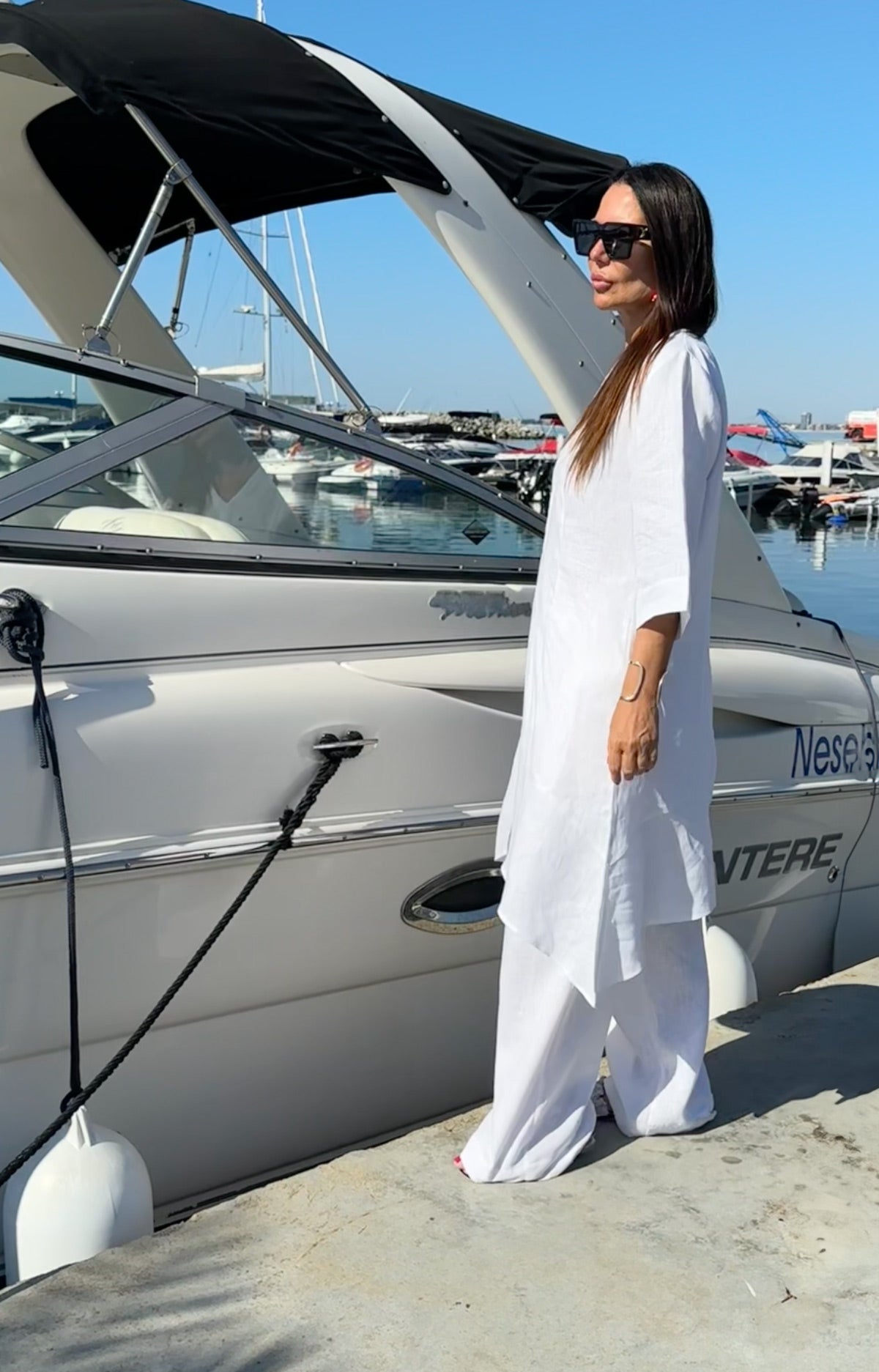 LONG LINEN TUNIC EFFE - EUG FASHION EugFashion 