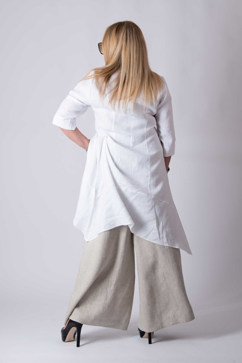 Long Linen Tunic EFFE - EUG Fashion EugFashion 