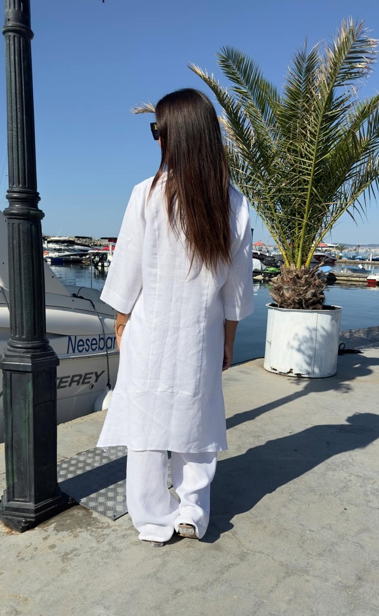 Long Linen Tunic EFFE - EUG Fashion EugFashion 