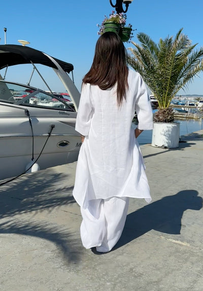 LONG LINEN TUNIC EFFE - EUG FASHION EugFashion 