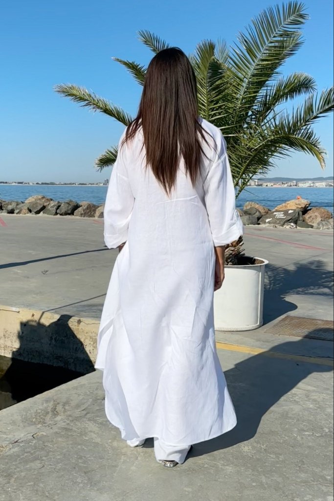 Long Linen Tunic GISELE - EUG Fashion