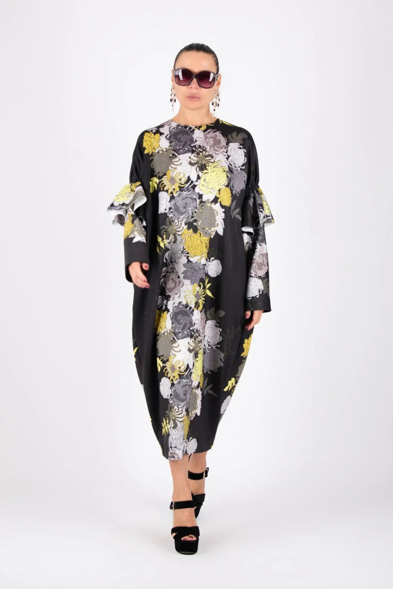Long Neoprene Winter Dress NOA BF - EUG Fashion