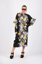 Long Neoprene Winter Dress NOA BF - EUG Fashion